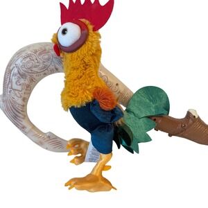 Disney Moana Maui's Magical Fish Hook Hei Hei Plush Toy Stuffed Animal Kids